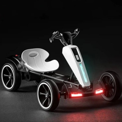Електрокарт акумуляторний Bambi складний дитячий M-6277 EBR-3 Білий