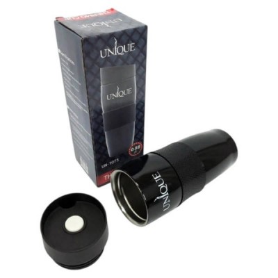 Термокухоль 0.38л UNIQUE UN-1073 Чорний