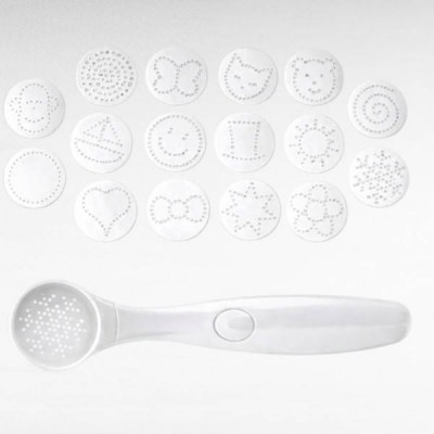 Набір трафаретів для декорування напоїв та страв MAGIC SPICE SPOON Білий