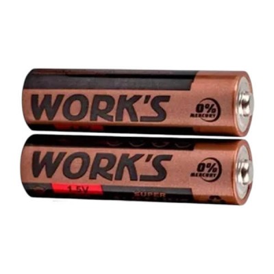 Набір батарейок 2шт АА Works LR03 alkaline