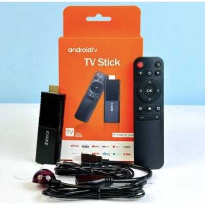 Смарт приставка Android TV Stick R3 4K Ultra Android 14.0 2Gb, 16Gb AND Чорна