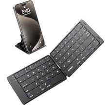Клавіатура портативна складна Bluetooth для Android, IOS BT HB 028 Чорна