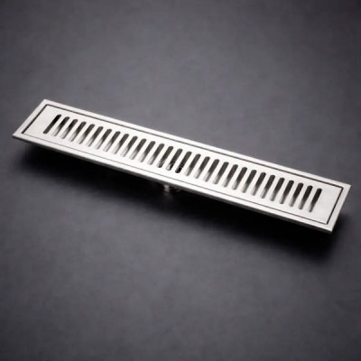 Трап-душові грати напольні металеві floor drain AND YLN7237-30 Сіра