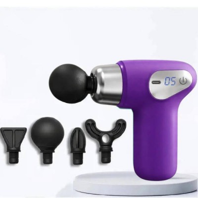 Масажер ударний Fascial Gun Compact Power Massager CY-009 Фіолетовий