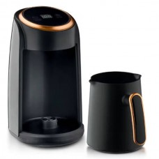 Кавоварка автоматична турецька 3в1 300мл 600Вт Turkish Coffee Pot RAF R.146 Чорна із золотим