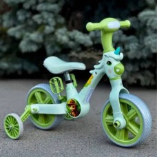 Велосипед дитячий зі страхувальними колесами знімними Best Trike JM-1071-9 Салатовий