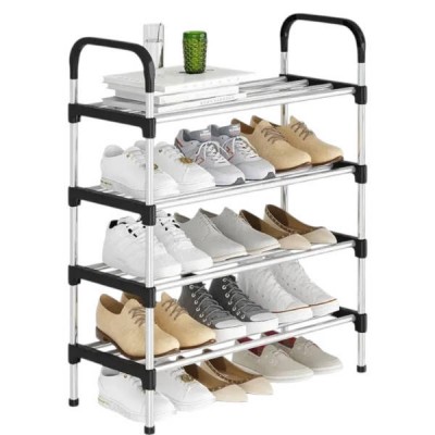 Полиця взуттєва розбірна на 4 полиці 56*28*80см Shoe Rack AND1636