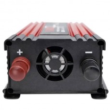 Перетворювач напруги 1500W 12V AC/DC UKC KSM-1500W Чорний з червоним