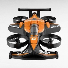 Дрон-машинка радіокерована пінопластова F1 G58 Чорна з оранжевим