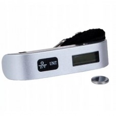 Ваги ручні електронні для багажу з підсвічуванням Electronic Luggage Scale Чорні з сірим