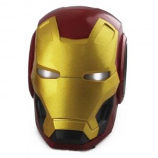Колонка акумуляторна портативна Bluetooth USB IRON MAN Червона