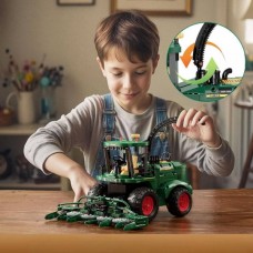 Конструктор Комбайн 1220 деталей T 3143 Зелений