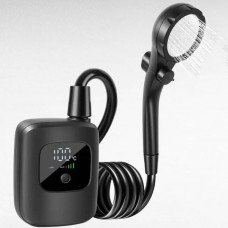 Душ акумуляторний із силіконовим шлангом 2400 mAh Electric Outdoor Shower Чорний