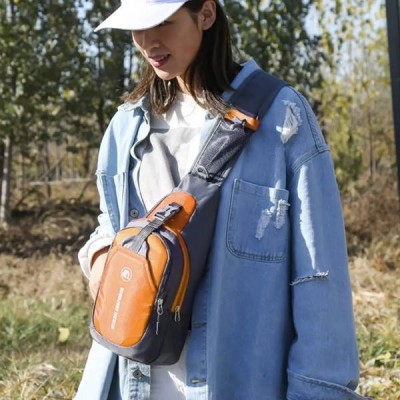 Сумка-бананка спортивна City Bag Помаранчева