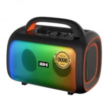 Bluetooth-колонка акумуляторна з 2 мікрофонами USB, TF-карта, AUX GD-2609 Чорна