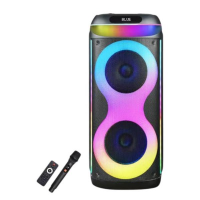 Bluetooth-колонка акумуляторна USB, TF-карта, AUX 80Вт Gedi-2822 Чорна