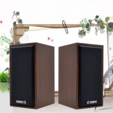 Колонки комп'ютерні 5Вт USB V11 Коричневі
