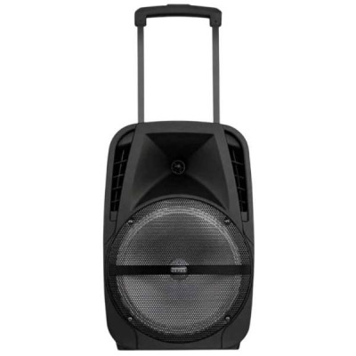 Bluetooth-колонка акумуляторна з 2 мікрофонами USB, TF-карта, AUX Temeisheng A18X Чорна