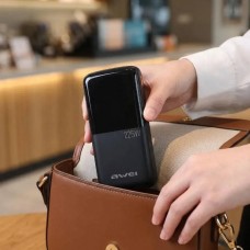 POWER BANK 22,5W 10000mAh AWEI P10k Чорний