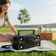 Колонка акумуляторна портативна Bluetooth TS‑5581 3-800 Чорна