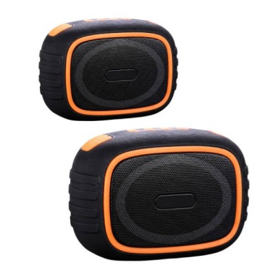 Колонка акумуляторна портативна Bluetooth TS-5580 BS-30 Чорна з помаранчевим