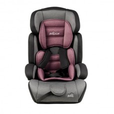 Дитяче автокрісло універсальне від 9-36кг з бустером I/II/III група JOY 36800 Сіре з рожевим