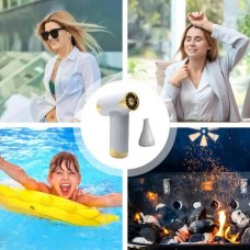 Міні-вентилятор акумуляторний з регулюванням потоку повітря 60Вт 1100мАч