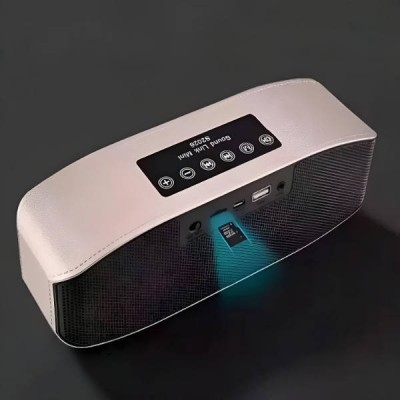 Bluetooth-колонка акумуляторна 6Вт, USB, microSD, AUX, 1200мАч S2026 Бронза