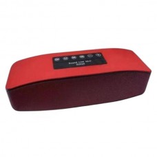 Bluetooth-колонка акумуляторна 6Вт, USB, microSD, AUX, 1200мАч S2026 Червона