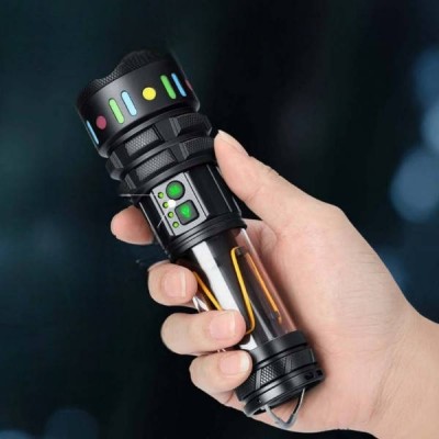 Ліхтар ручний акумуляторний 2в1 YEMAO YM-A5 TG 30W Чорний