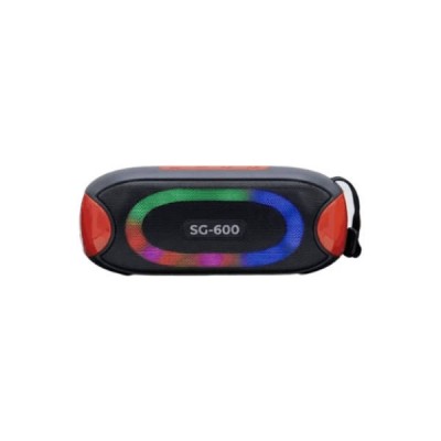 Колонка акумуляторна портативна Bluetooth TS-5582 G-800 Чорна з червоним