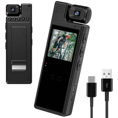 Боді-камера нагрудна Model L9 з дисплеєм 1.3 дюйма Wi Fi