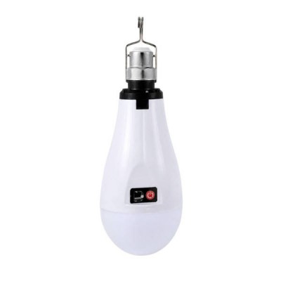 Лампочка Кемпінг зі знімним акумулятором (2*18650) LED Emergency Bulb FAE 8005/8002 (B0011) 20Вт E27