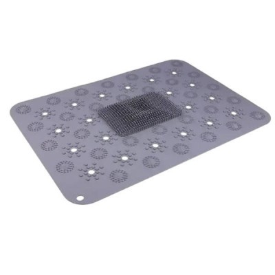 Килимок масажний у ванну Massage Bath Mat Сірий