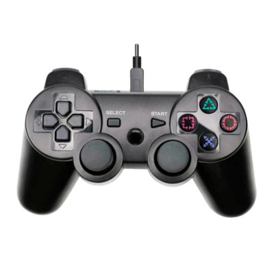 Бездротовий джойстик геймпад PS3 Doubleshock PS 3 Чорний