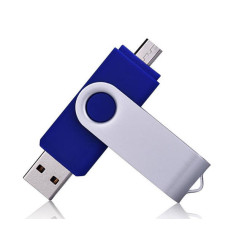 2 в 1 Універсальна флешка 16GB OTG for Andoid blue