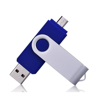 2 в 1 Універсальна флешка 16GB OTG for Andoid blue