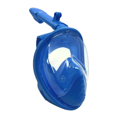 Маска для снорклінгу повнолицева Easybreath Синя S/M