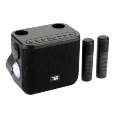 Колонка Bluetooth з функцією speakerphone з радіо та 2 мікрофонами TG545DK-GRAFFITI Чорна