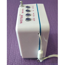 Портативна колонка Wster WS-918 white
