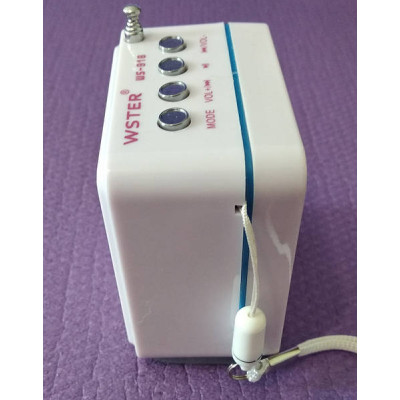 Портативна колонка Wster WS-918 white