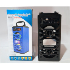 Бездротова портативна колонка JHW-V902 Bluetooth+FM чорна