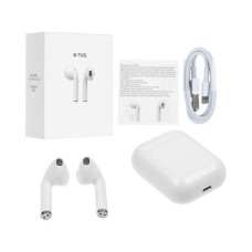Бездротові bluetooth навушники TWS з додатковою станцією HBQ i8 white