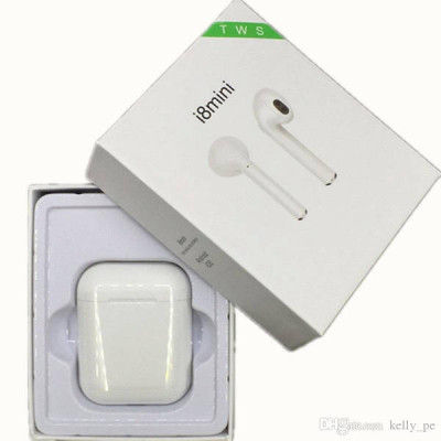 Бездротові навушники TWS HBQ i8 mini white
