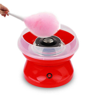 Апарат для солодкої вати Cotton Candy Maker + палички у подарунок Червоний