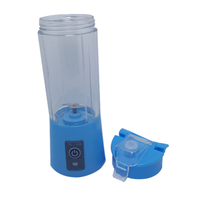 Блендер Smart Juice Cup Fruits USB Блакитний 2 ножі