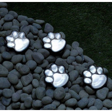 Світи, що світяться Paw Print Light на сонячній батареї
