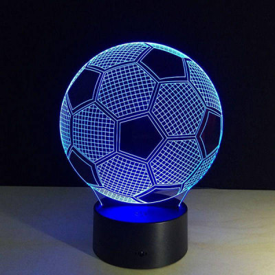 Світильник 3D Desk Lamp Футбольний м'яч
