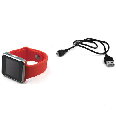 Розумний Годинник Smart Watch А1 red (англ. версія) + Навушники подарунок