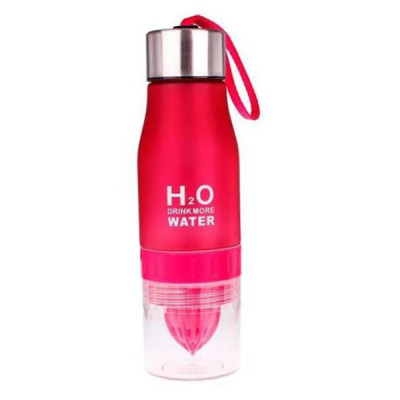 Спортивна пляшка-соковитискач H2O Water bottle Червона